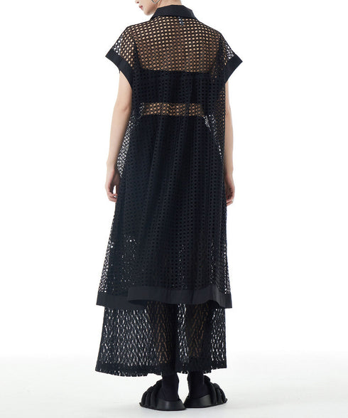 Mesh Long Blouse